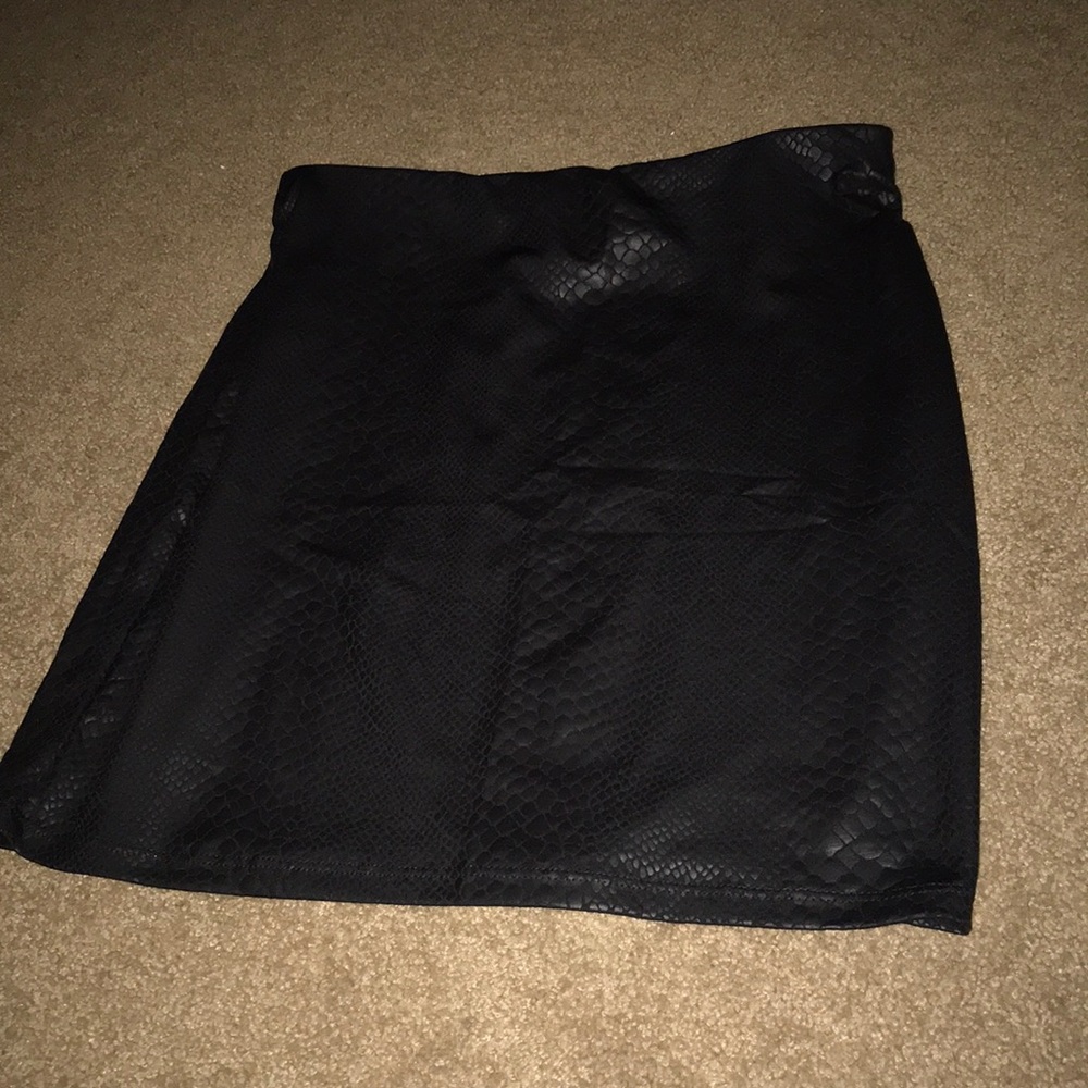 Snakeskin skirt